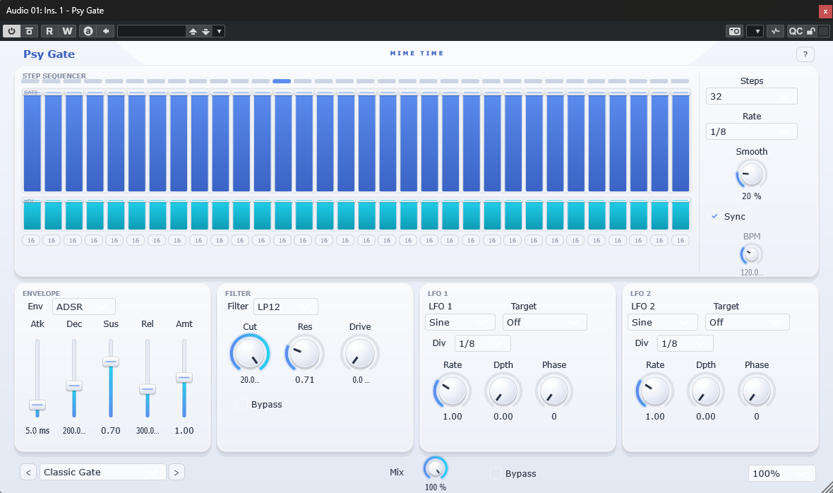 Psy Gate plugin interface